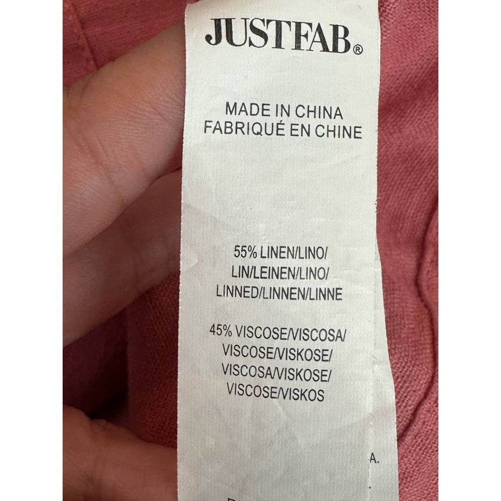 JustFab Pink Button-Up Jacket - Picture 7 of 13